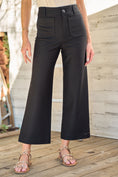 Load image into Gallery viewer, Fall into Perfection Black Kick Flare Pant
