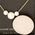 Load image into Gallery viewer, Simple Elegance Genuine Pearl Charm Necklace
