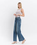 Load image into Gallery viewer, Lovervet by VERVET | Making Moves Wide Leg Jeans HIGH RISE A LINE WIDE LEG JEANS LV1633
