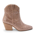 Load image into Gallery viewer, Matisse | Champagne Rhinestone Bootie
