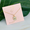 Load image into Gallery viewer, Wrapped in Sparkle Initial Locket Necklace
