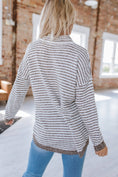 Load image into Gallery viewer, Cozy Essence Striped Oversized Sweater
