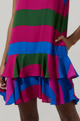 Load image into Gallery viewer, Saige Striped Una Shift Mini Dress
