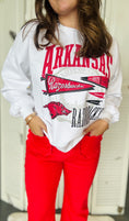 Load image into Gallery viewer, I’m a Fan Vintage Pennant Razorback Sweatshirt
