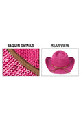 Load image into Gallery viewer, C.C Kids | Suede String Band Sequin Cowboy Hat
