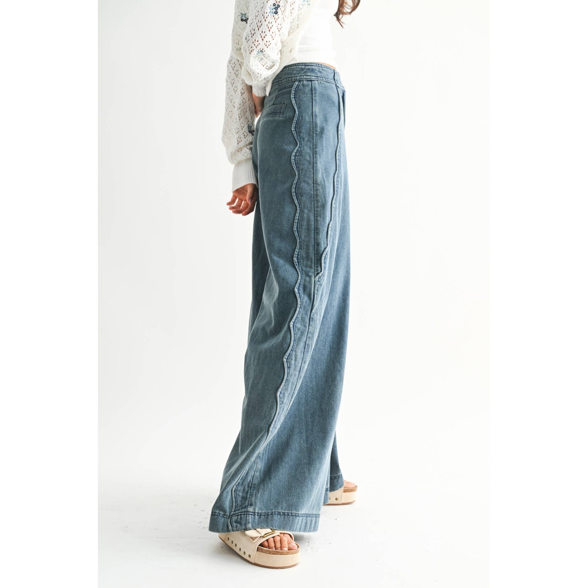 The Double Take Wide Leg Trousers