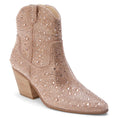 Load image into Gallery viewer, Matisse | Champagne Rhinestone Bootie
