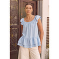 Load image into Gallery viewer, Go with the Flow Peplum Top
