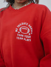 We Tailgate Harder Red Football Sweatshirt