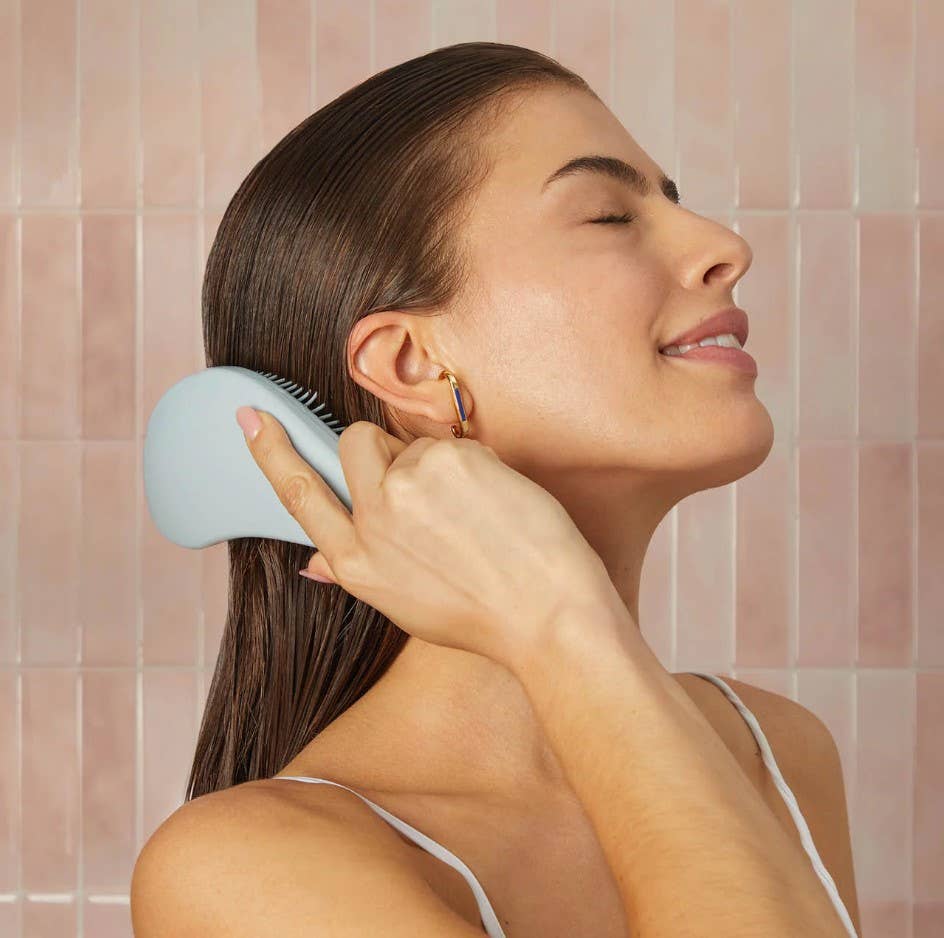 Kitsch | Detangling Brush - Haze Blue