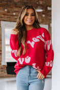 Load image into Gallery viewer, So in Love Drop Sleeve Sweater
