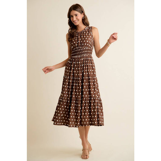 The Chocolate Chip Polka Dot Dress