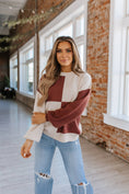 Load image into Gallery viewer, Casual Strolls Colorblock Sweater
