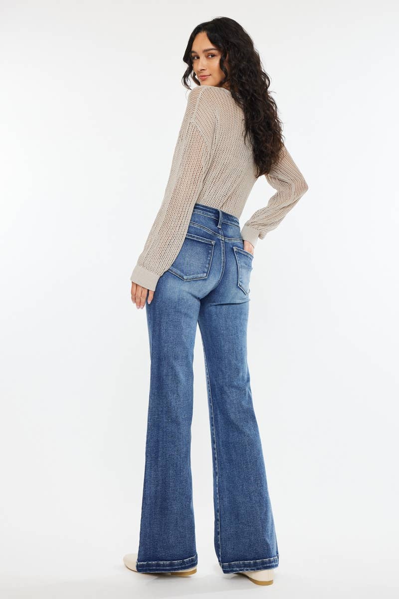 Kan Can | Take it in Stride Wide Leg Jeans
