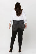 Load image into Gallery viewer, Vervet by Flying Monkey | Plus Size Button Fly Black Jean
