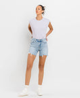 Load image into Gallery viewer, In My Mom Era High Rise Jean Shorts
