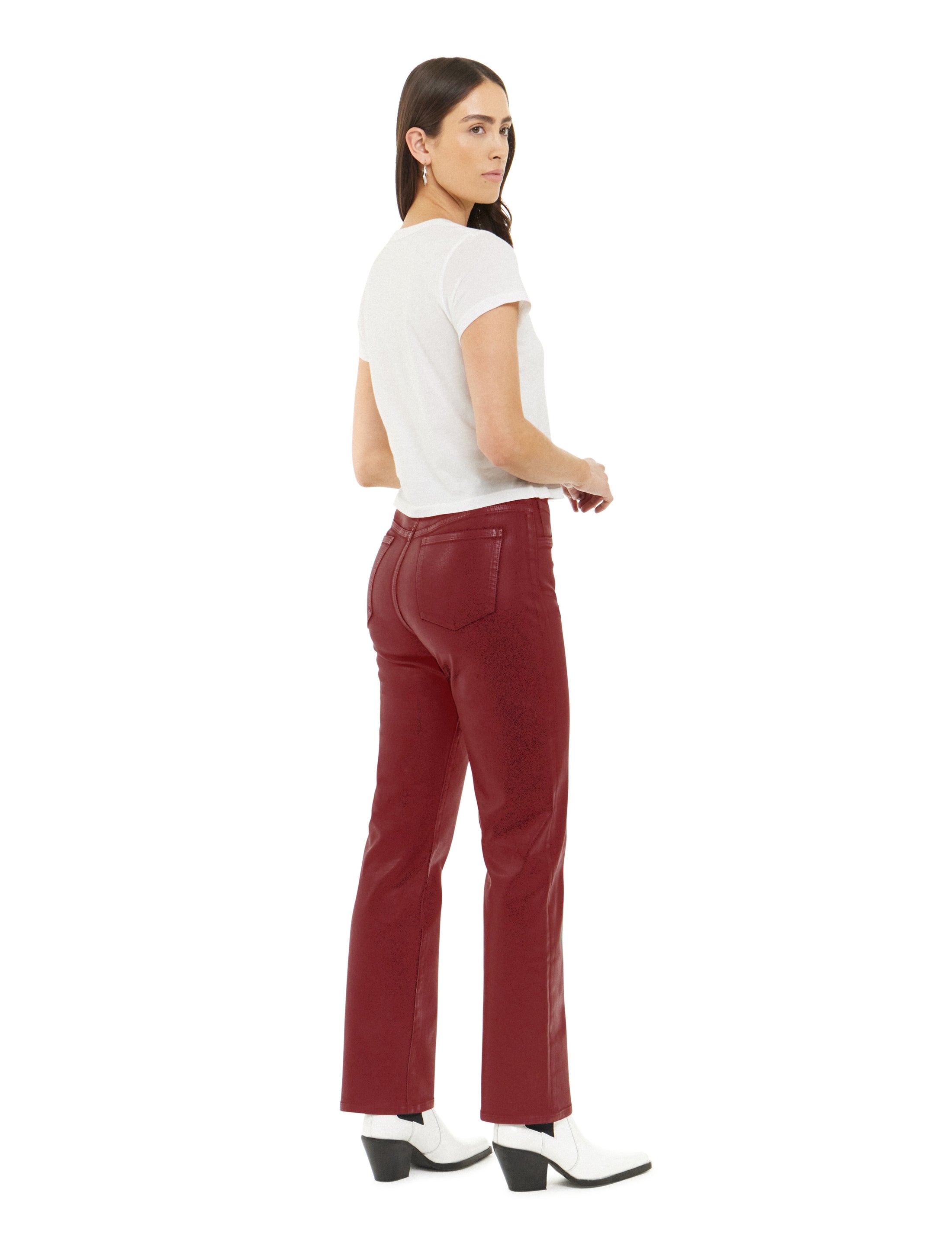 Articles of Society | The Haute Look Coated Red Jeans