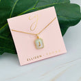 Load image into Gallery viewer, Wrapped in Sparkle Initial Locket Necklace
