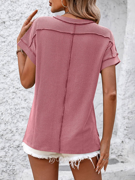 Easy Does It Ribbed Top