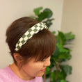 Load image into Gallery viewer, Check Me Out Green Checkered Headband
