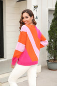 Load image into Gallery viewer, Spring into Color Colorblock Sweater
