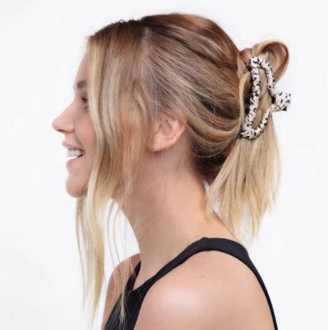 Kitsch | Satin Wrapped Claw Clip - Leopard