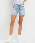 Load image into Gallery viewer, In My Mom Era High Rise Jean Shorts
