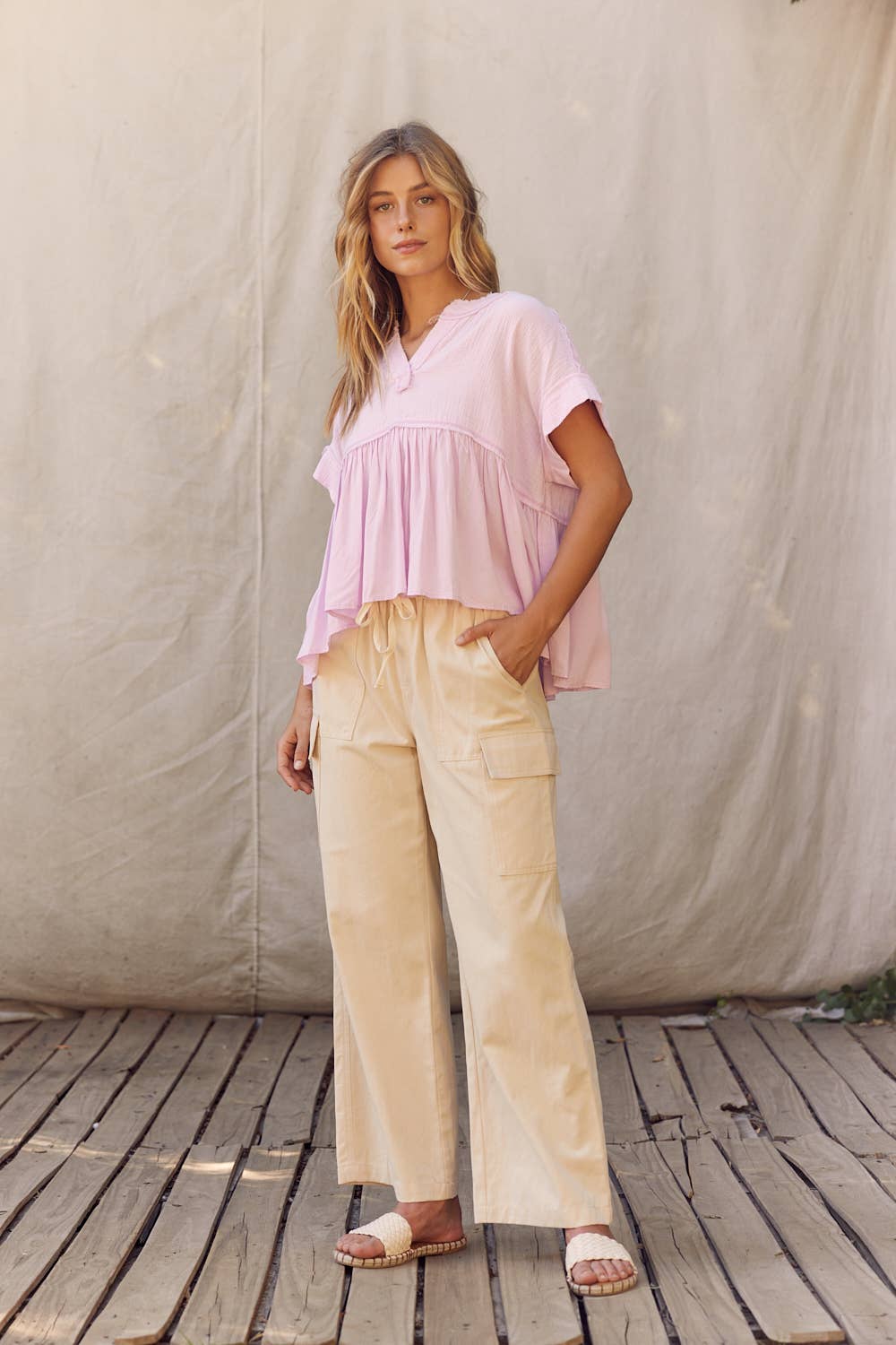 The Sweet Pea Gauze Babydoll