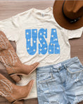 Load image into Gallery viewer, women's usa graphic tee, womens usa shirt near me, usa t-shirt online shopping
