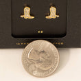 Load image into Gallery viewer, Hey Cowgirl Western Cowboy Boot Stud Earring
