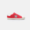 Load image into Gallery viewer, Mi.iM | Starring My Red Kicks Glitter Star Sneaker
