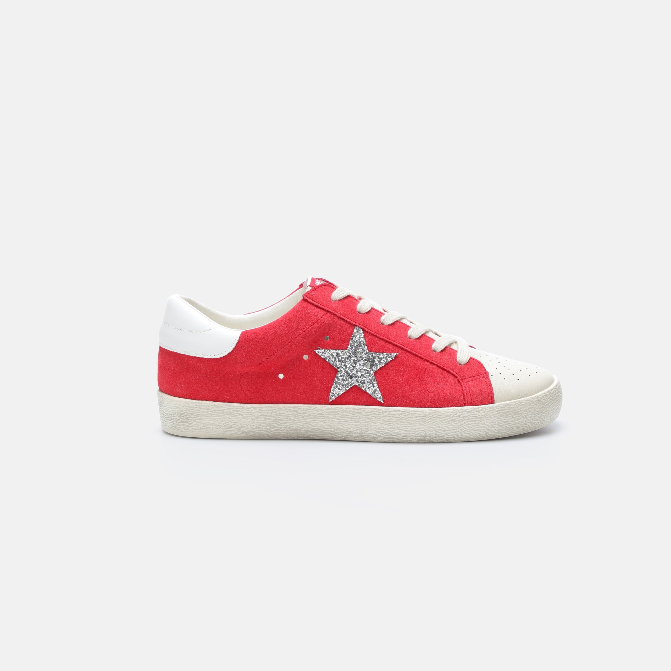 Mi.iM | Starring My Red Kicks Glitter Star Sneaker