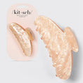 Load image into Gallery viewer, Kitsch | Eco-Friendly Marble Claw Clip - Blonde

