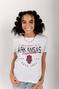 Load image into Gallery viewer, U of Arkansas Cuffed Classic Tee
