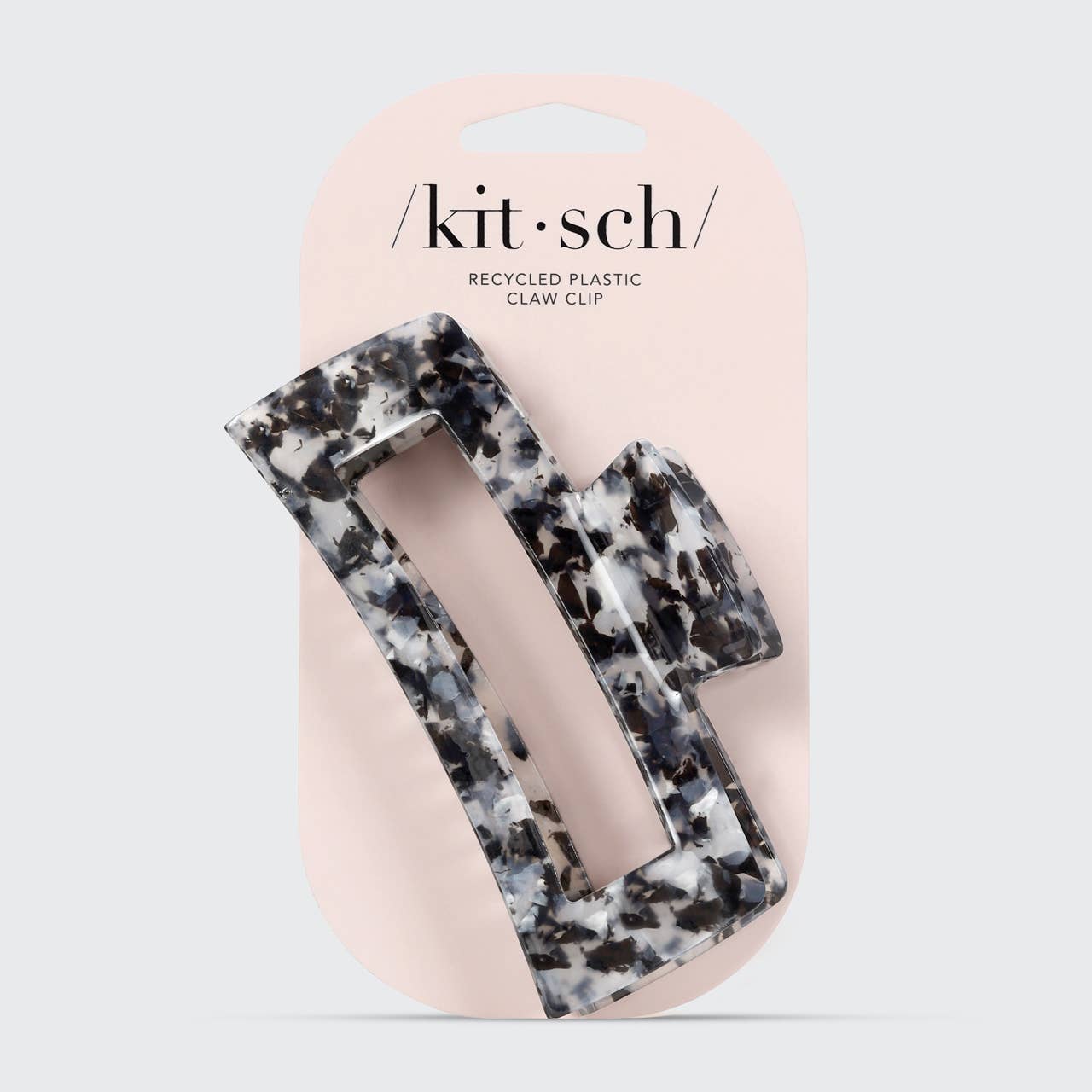 Kitsch | Eco-Friendly Jumbo Open Shape Claw Clip - Black