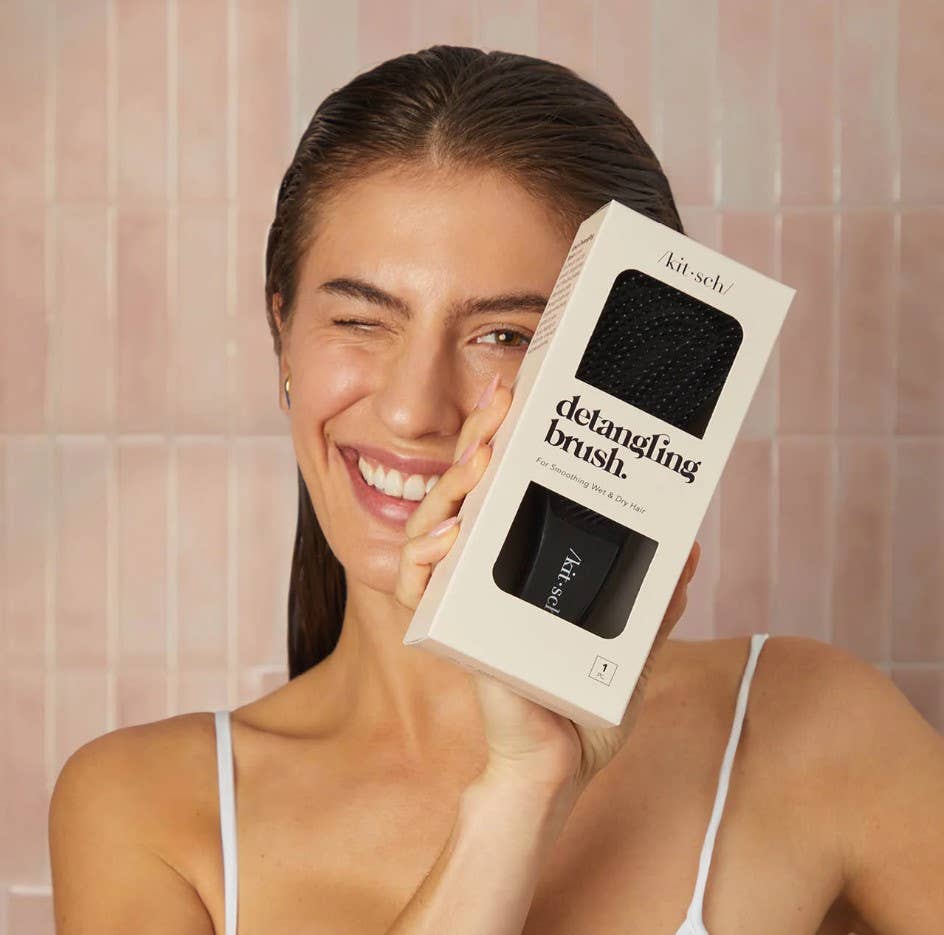 Kitsch | Detangling Brush - Black