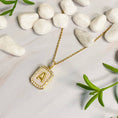 Load image into Gallery viewer, Wrapped in Sparkle Initial Locket Necklace
