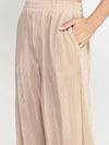 A Level Up Pleated Matching Set - Pants Taupe