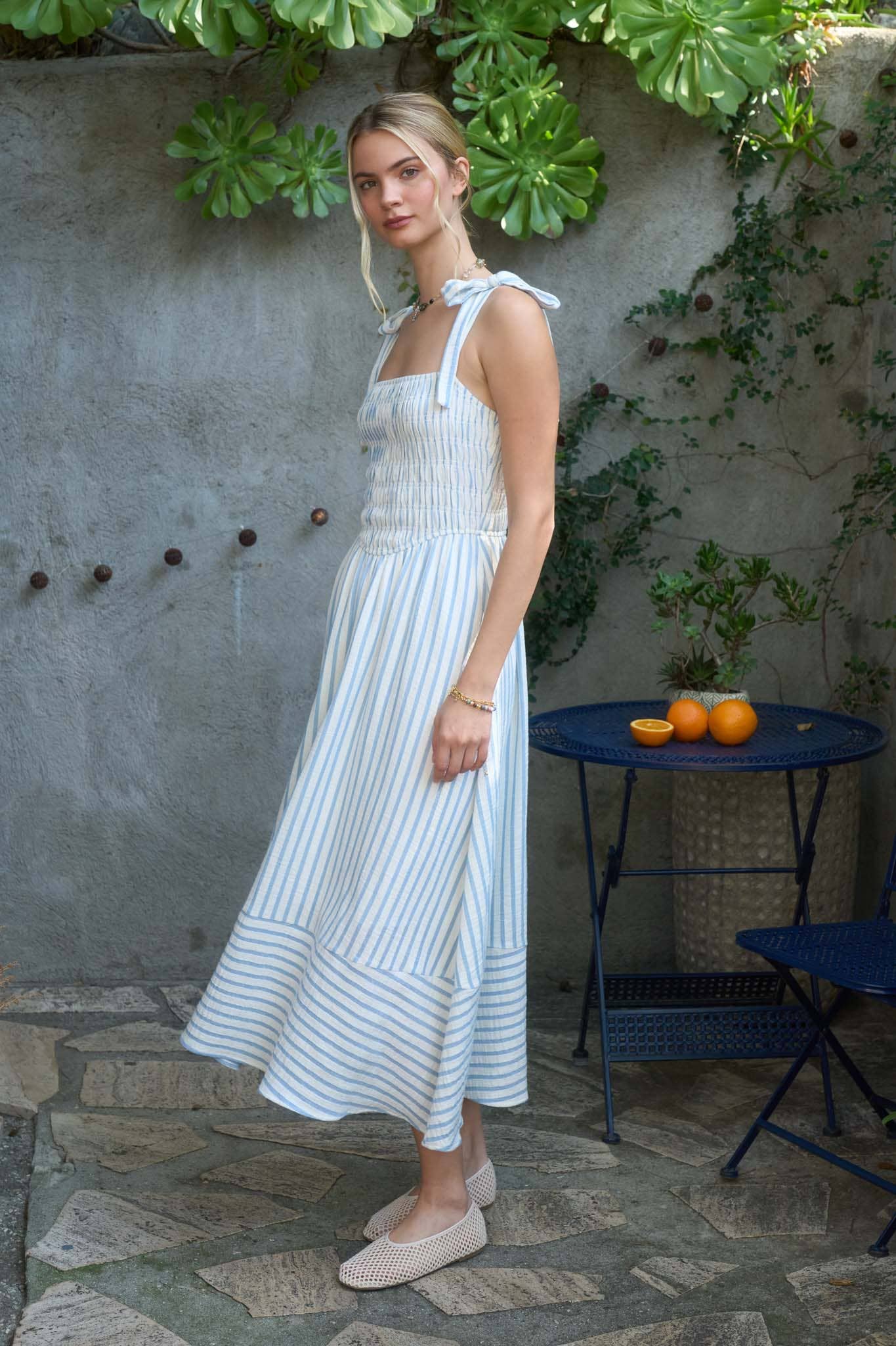 Coastal Breeze Striped Dress