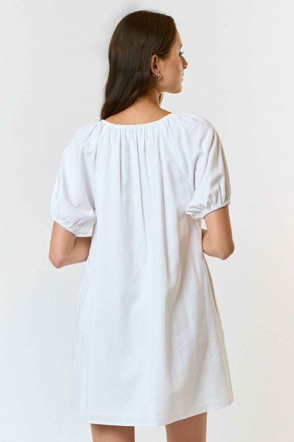 The Picnic Tie-Front Mini Dress