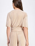 Load image into Gallery viewer, A Level Up Pleated Matching Set - Top Taupe
