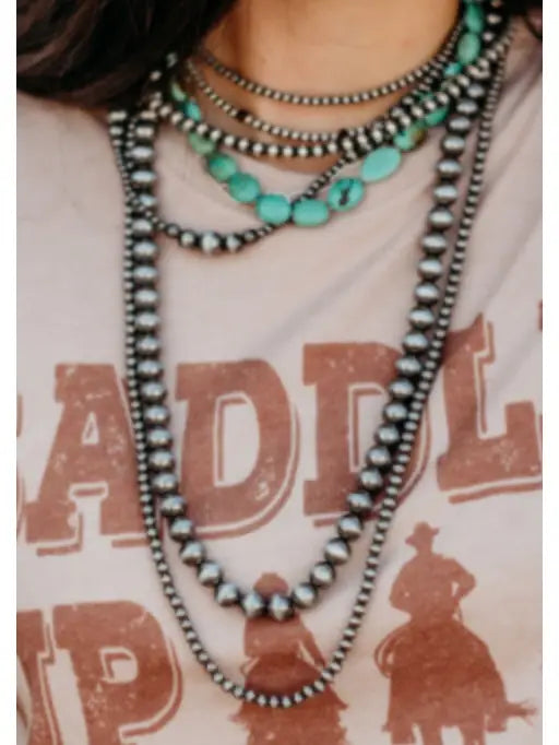Western Vibes Pearl Layered Necklace