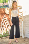 Load image into Gallery viewer, Fall into Perfection Black Kick Flare Pant
