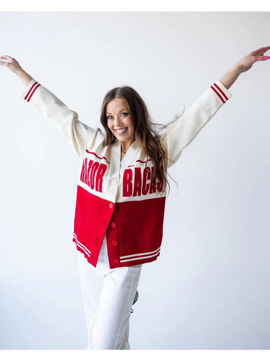 The Luxe Look Razorback Colorblock Cardigan