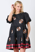 Load image into Gallery viewer, Game Time Football Sequins Dress
