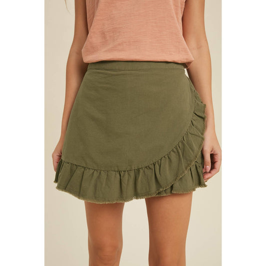 Frills for Fall Ruffle Hem Skort