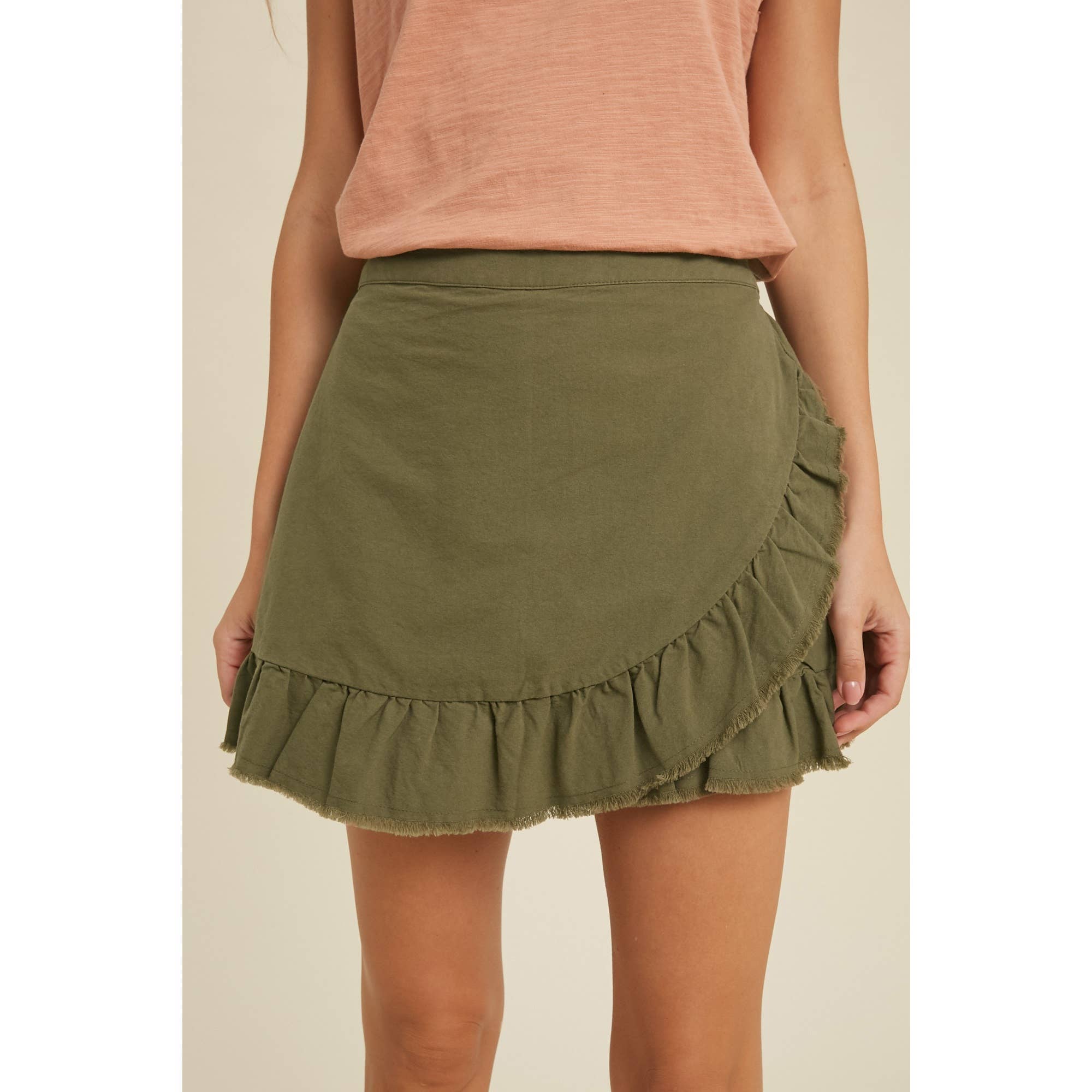 Frills for Fall Ruffle Hem Skort