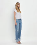 Load image into Gallery viewer, Lovervet by VERVET Jeans | Made to Chill Mid-Rise Cuffed Straight Jeans
