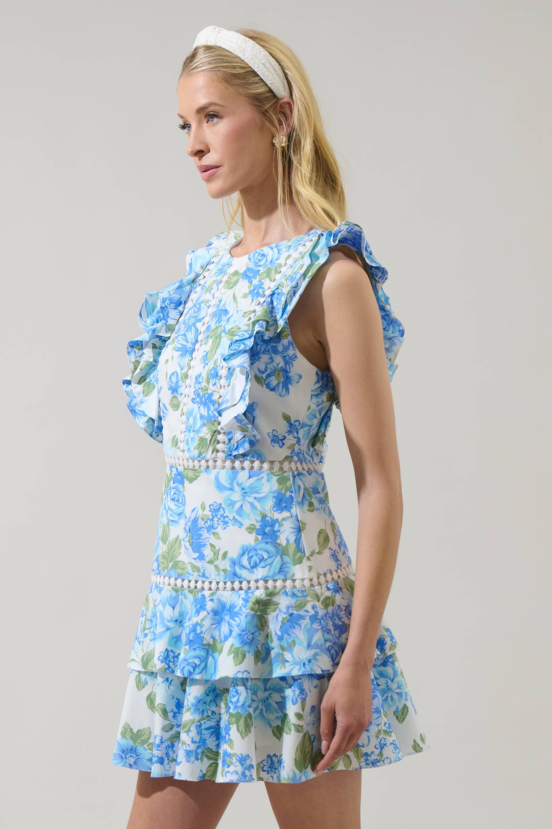 Truth Be Told Rayana Ruffle Dress