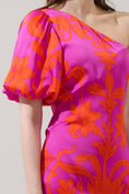 Load image into Gallery viewer, Vallie Floral Kesia One Shoulder Mini Dress

